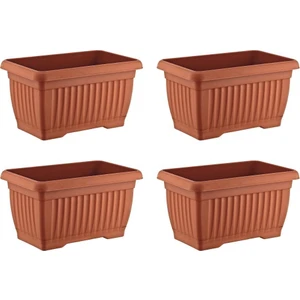 Balkon Saksı 6 Lt x 4'lü
