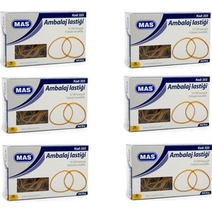 Mas 355 Ambalaj Lastiği Kauçuk  50 gr 6'lı