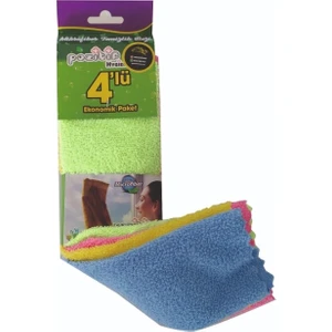 Hygiene Mikrofiber 4'lü Temizlik Bezi