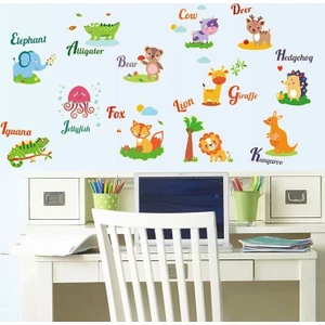 Crystal Kids Karanlıkta Parlayan Sevimli Hayvanlar Bebek Odası Sticker