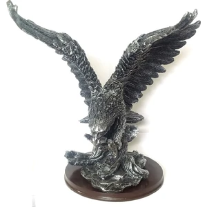 Gold Dekor Kartal Biblo Polyester Döküm 22 cm