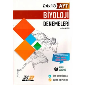 Hız ve Renk Yayınları AYT Biyoloji Özel Baskı 24 x 13 Denemeleri