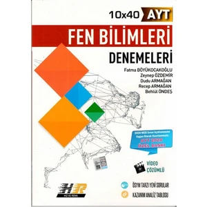 Hız ve Renk Yayınları AYT Fen Bilimleri Özel Baskı 10 x 40 Denemeleri