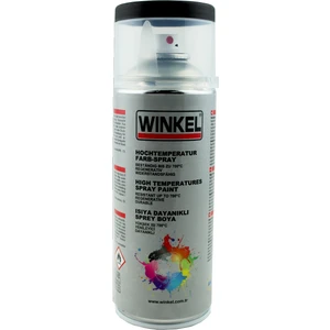 700°C Isıya Dayanıklı Siyah Mat Sprey Boya 400 ml