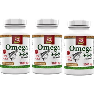 Omega 3 6 9 Balık Yağı 1000 Mg 200 Softgel Evening Primrose Oil Keten Tohumu Yağı Epa Dha