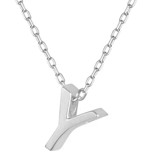 Y Harfi Gümüş Kolye