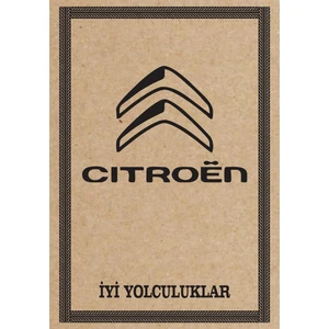 Oto Paspas Kağıdı Citroen Amblem Baskılı 100 Adet 35 x 50 cm