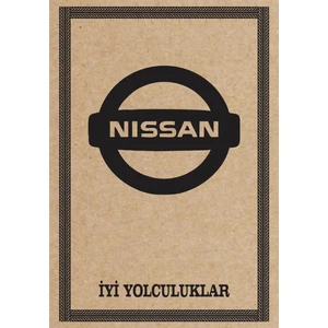 Oto Paspas Kağıdı Nissan Amblem Baskılı 100 Adet 35 x 50 cm