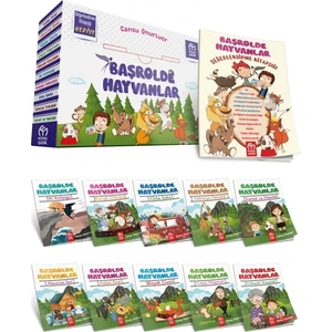 Başrolde Hayvanlar Hikaye Seti (10 Hikaye Kitabı + Değerlendirme Kitapçığı)