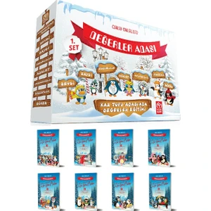Değerler Adası Hikaye Seti (8 Hikaye Kitabı + Değerlendirme Kitapçığı)
