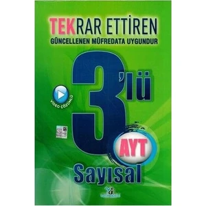 Yayın Denizi Yayınları AYT Sayısal Tekrar Ettiren Özel 3lü Deneme