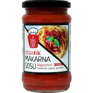 Jr Sous Chef Organik Makarna Sosu Napoliten 300g Cam Kavanoz