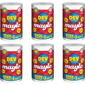 Dev Havlu Tekli 300 Yaprak 6'lı