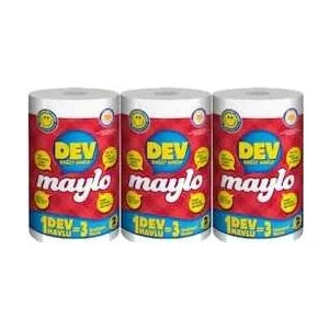 Dev Havlu Tekli 300 Yaprak 3'lü