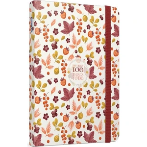 100 Things 120 Yp Dikişli Kareli Defter 19 x 26 cm Kahverengi