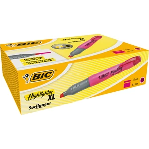 Briteliner XL Fosforlu Kalem Pembe, 10'lu Kutu