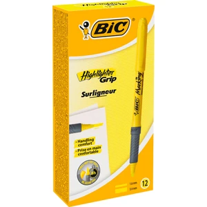 Briteliner Grip Fosforlu Kalem Sarı, 12'li Kutu