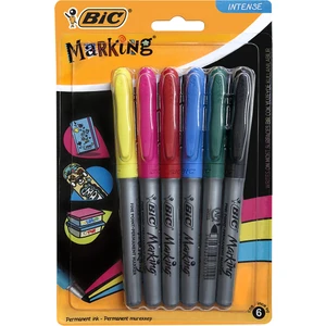 Marking Color Permanent Markör Karışık 6'lı Blister