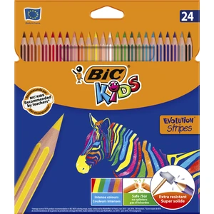 Kids Evolution Stripes Kuru Boya Kalemi 24 Renk