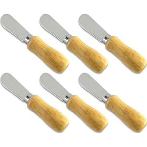 Bambu Saplı 6 Adet Tereyağı Bıçağı