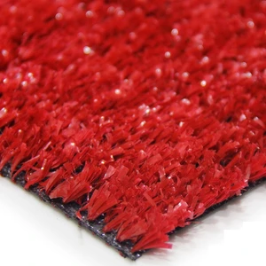 Arge Zemin Kırmızı Suni Çim Halı 8 mm 1 m x 1,5 m