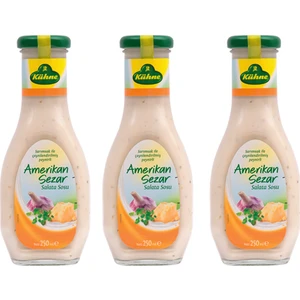 Kühne 250 ml Amerikan Sezar Salata Sosu 3 Adet