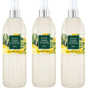 Eyüp Sabri Tuncer Klasik Limon 150 ml Sprey Kolonya - Pet Şişe 3 Adet