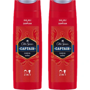 Old Spice Duş Jeli & Şampuan 400 ml Captain 2 Adet