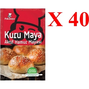 Aktif Kuru Hamur Mayası 100 gr x 40 Paket