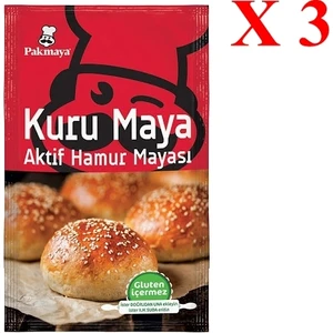 Aktif Kuru Hamur Mayası 100 gr x  3 Paket