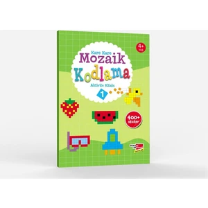 Okul Öncesi Kare Kare Mozaik Kodlama Aktivite Kitabı 1. Seviye