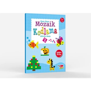 Okul Öncesi Kare Kare Mozaik Kodlama Aktivite Kitabı 2. Seviye