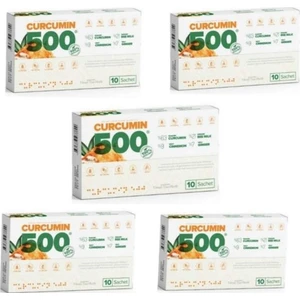 Curcumin 500 Detox 50 Şase x 5 Kutu