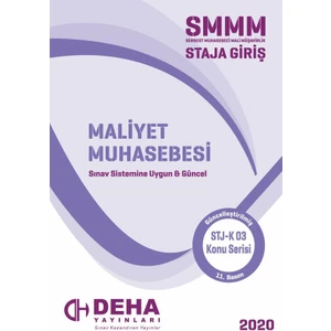 Deha Yayınları 2017 SMMM Staja Giriş Maliyet Muhasebesi Konu Anlatımlı
