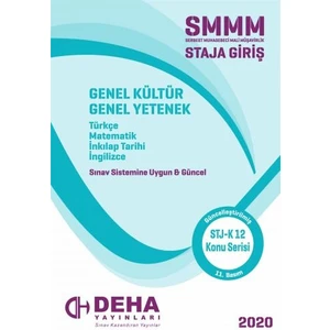 Deha Yayınları 2017 SMMM Staja Giriş Genel Kültür Genel Yetenek Konu Anlatımlı