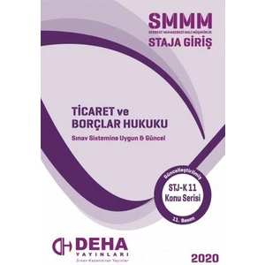 Deha Yayınları 2017 SMMM Staja Giriş Ticaret Ve Borçlar Hukuku Konu Anlatımlı