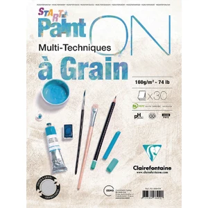 Clairefontaine Paint-On A Grain A-4 Cm Çizim Blok 160 Gr Resim Pd966418
