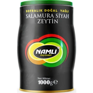 Namlı Zeytinleri Gemlik Özel Üretim Siyah Zeytin - 1 kg