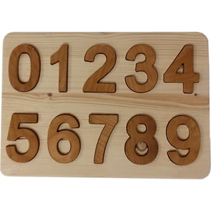 Oyuncak Ahşap Yapboz Sayılar
