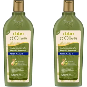 Dalan D’olive Zeytinyağlı Kepek  Şampuan 400 ml 2 Adet