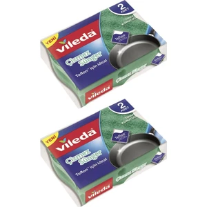 2'li Oluklu Çizmez Sünger 2 Paket