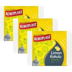 Limon Kokulu Mutfak Bezi 3 Adet - 3'lü