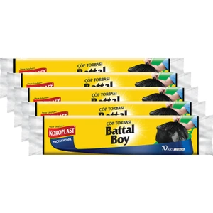 Battal Boy Çöp Torbası 10 Adet - 5'li