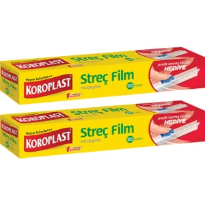 Streç Film 100 Metre Kesme Bıçağı Hediyeli - 2'li