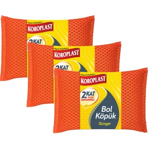 Bol Köpük Sünger - 3'lü