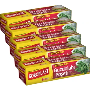 Buzdolabı Poşeti Büyük Boy 20 Adet - 5'li