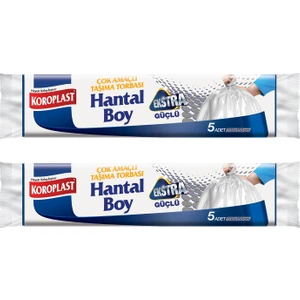 Hantal Boy Çöp Torbası Ekstra Güçlü 5 Adet - 2'li