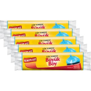 Büyük Boy Çöp Torbası 10 Adet - 5'li