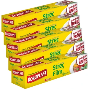 Streç Film 165 Metre Kesme Bıçağı Hediyeli - 5'li