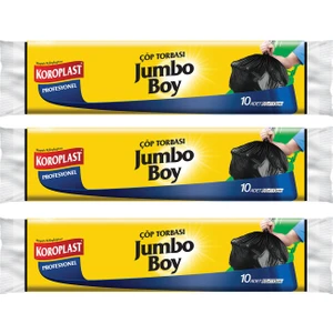 Jumbo Boy Çöp Torbası 10 Adet - 3'lü